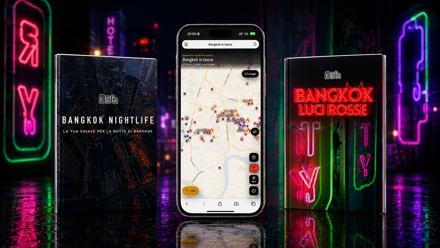 Le 2 guide e la web-app del Bisca Nightlife Pack
