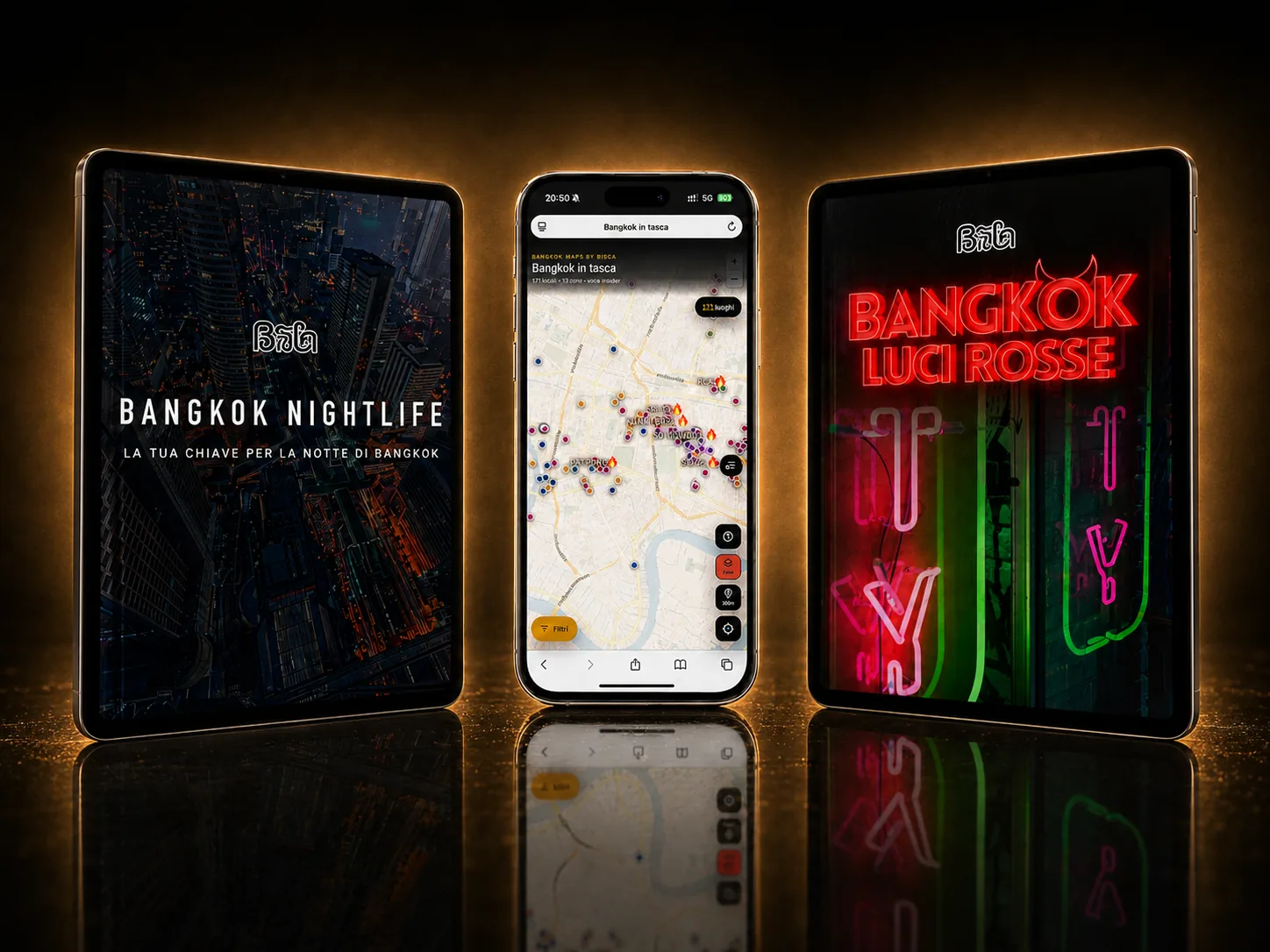 Le 2 guide e la web-app del Bisca Nightlife Pack