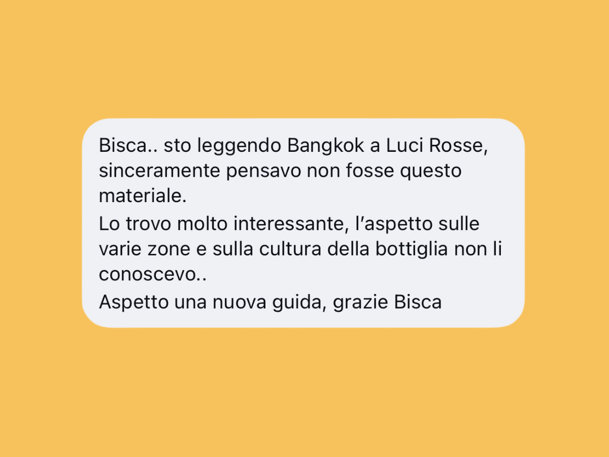 Screenshot di una recensione reale sul Bisca Nightlife Pack