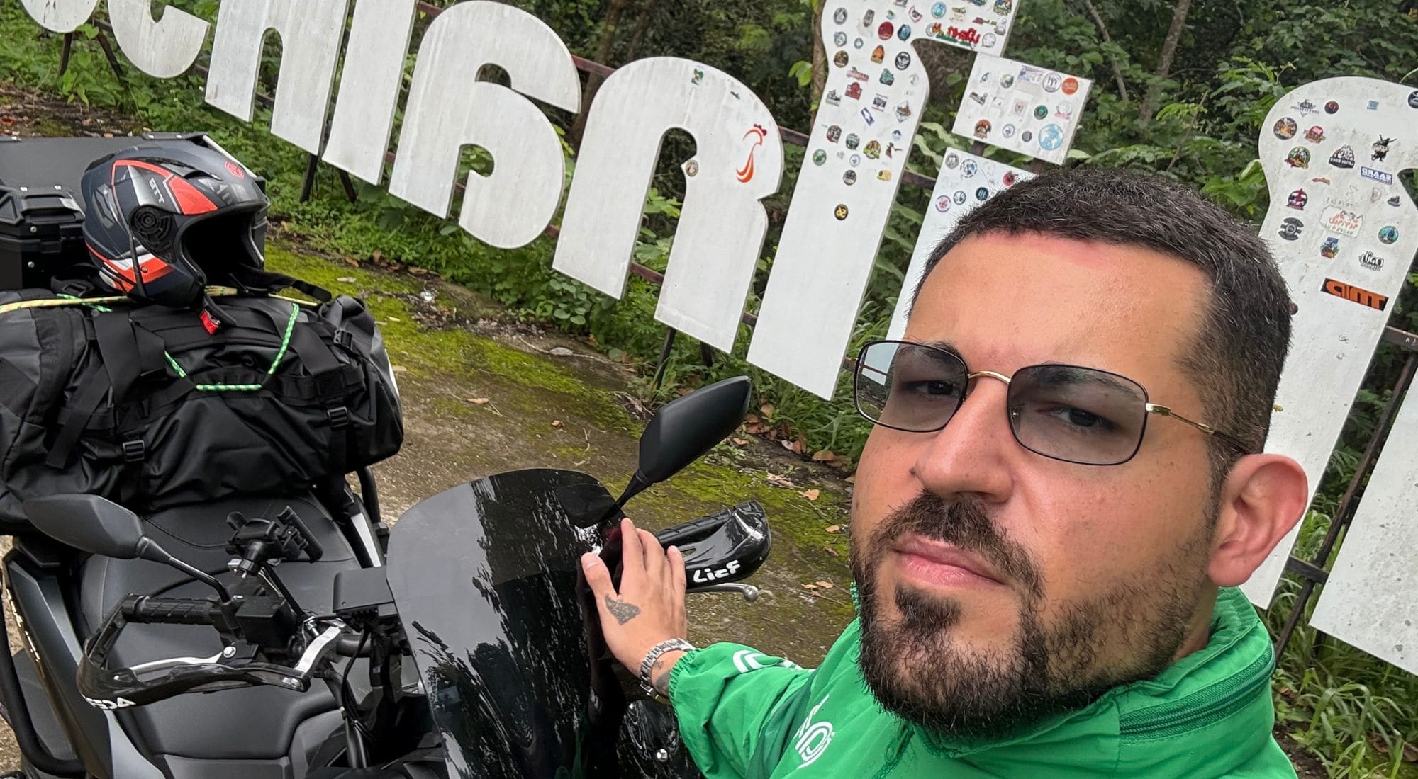 Carmine Bisogno riding the Northern Loop